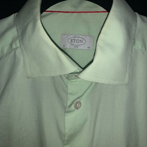 Eton size 15.5 slim dress shirt - Picture 5 of 6